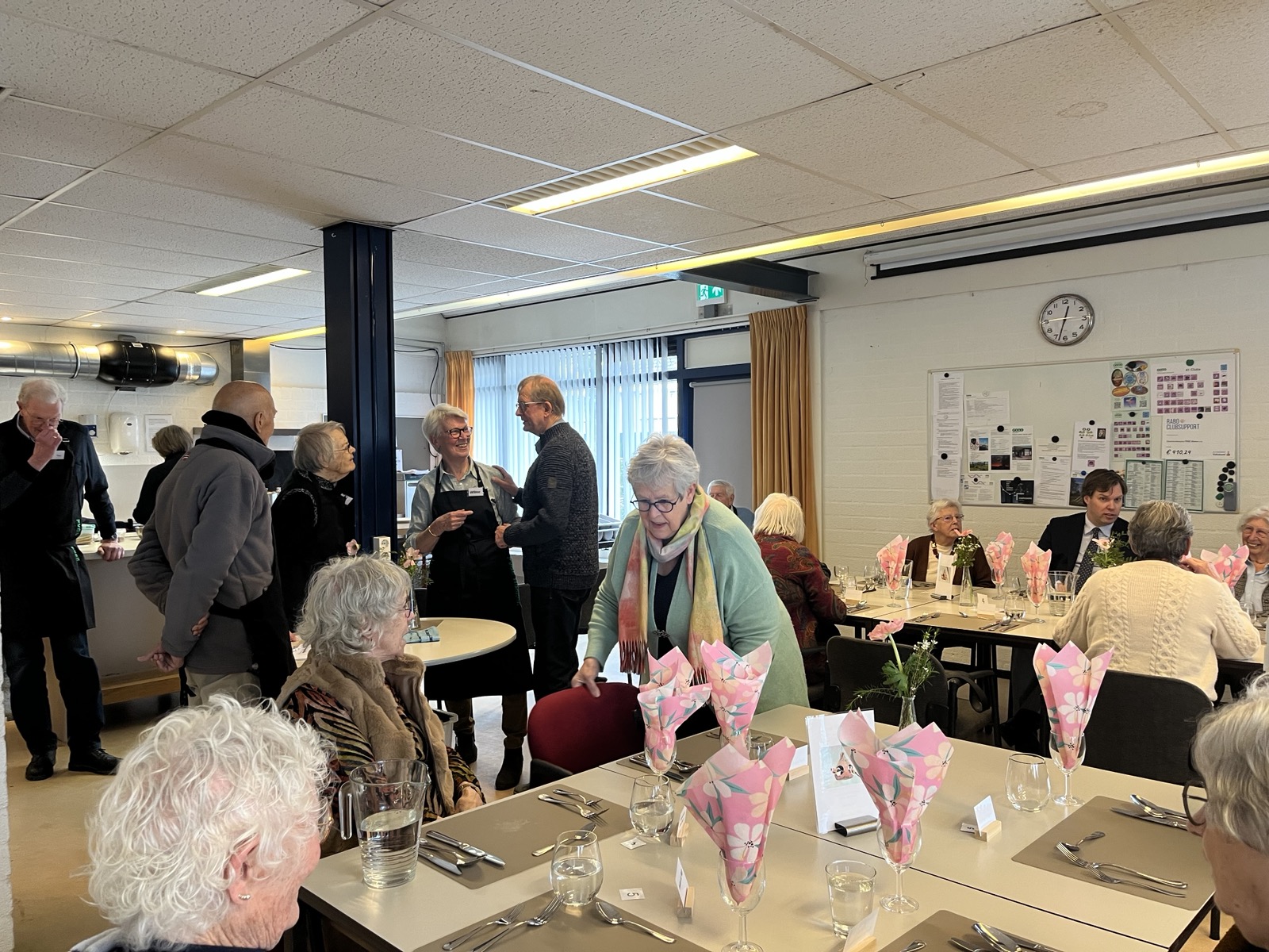 Burgemeester bij onze lunch