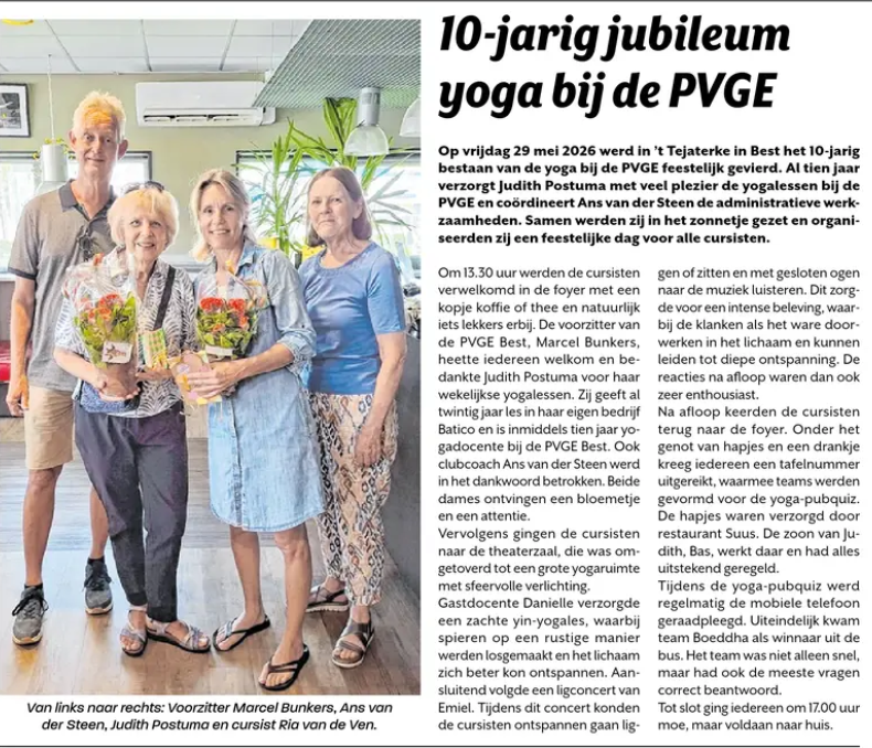 BST - PVGE Best in de media